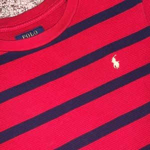 Ralph Lauren red and navy Polo shirt!